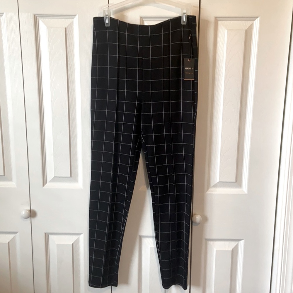 Legging long black/white pants